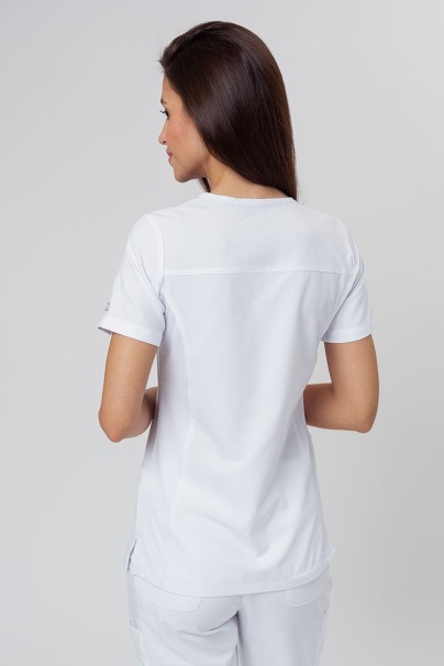 Komplet medyczny damski Maevn Momentum (bluza Asymetric, spodnie Jogger) biały-3