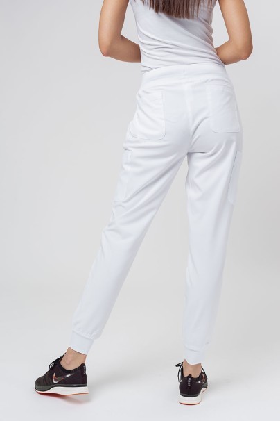 Komplet medyczny damski Maevn Momentum (bluza Asymetric, spodnie Jogger) biały-9