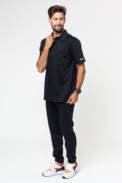 Bluza/koszulka medyczna męska Cherokee Revolution Active Men Polo czarna-6