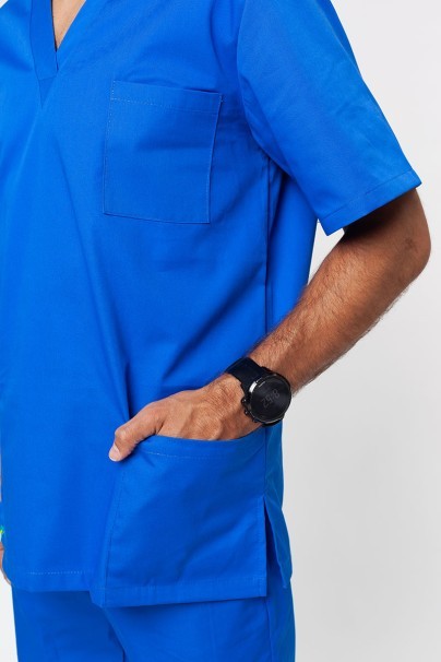 Komplet medyczny męski Sunrise Uniforms Basic Classic (bluza Standard, spodnie Regular) królewski granat-5