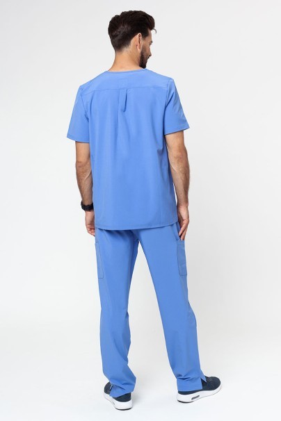 Spodnie medyczne męskie Adar Slim Leg Cargo klasyczny błękit-8