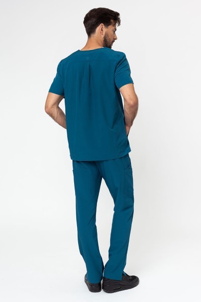 Spodnie medyczne męskie Adar Slim Leg Cargo karaibski błękit-8