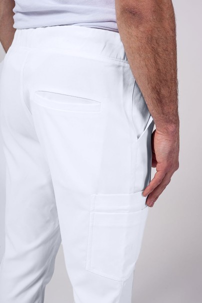 Spodnie medyczne męskie Sunrise Uniforms Premium Select jogger białe-3