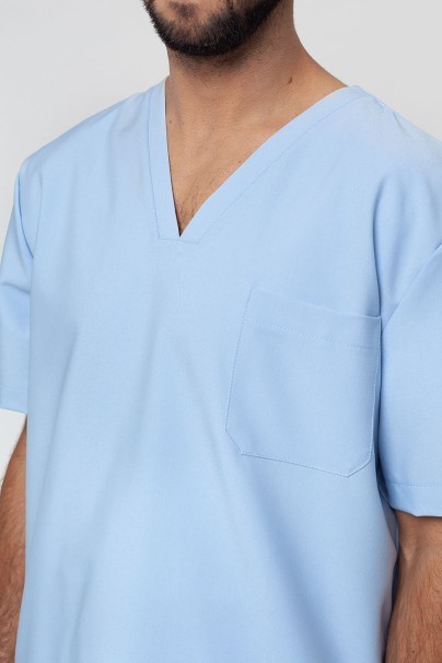 Komplet medyczny męski Sunrise Uniforms Premium Men (bluza Dose, spodnie Select jogger) błękitny-4