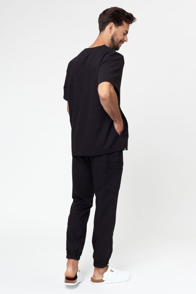Bluza medyczna męska Sunrise Uniforms Premium Dose czarna-6