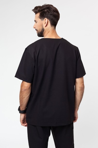 Bluza medyczna męska Sunrise Uniforms Premium Dose czarna-2