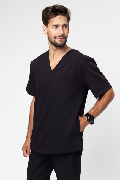 Komplet medyczny męski Sunrise Uniforms Premium Men (bluza Dose, spodnie Select jogger) czarny-3