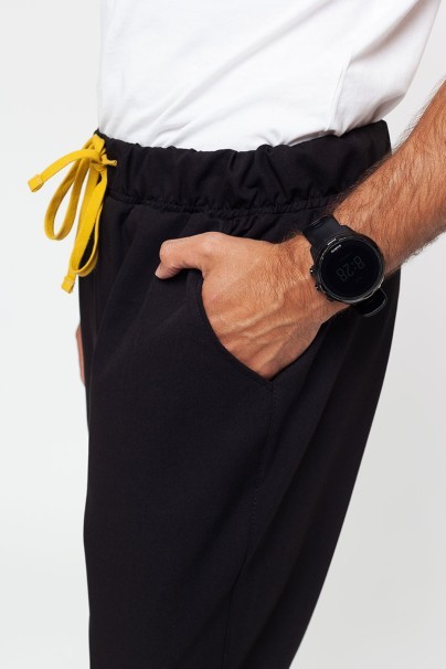 Komplet medyczny męski Sunrise Uniforms Premium Men (bluza Dose, spodnie Select jogger) czarny-10