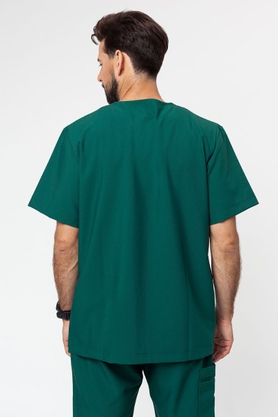 Bluza medyczna męska Sunrise Uniforms Premium Dose butelkowa zieleń-2