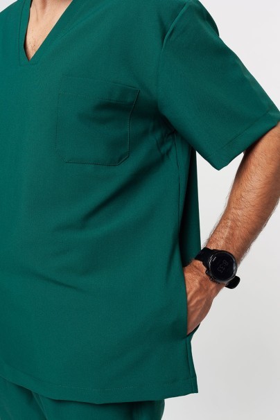 Komplet medyczny męski Sunrise Uniforms Premium Men (bluza Dose, spodnie Select jogger) butelkowa zieleń-6