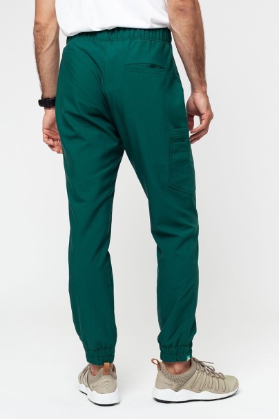 Komplet medyczny męski Sunrise Uniforms Premium Men (bluza Dose, spodnie Select jogger) butelkowa zieleń-8