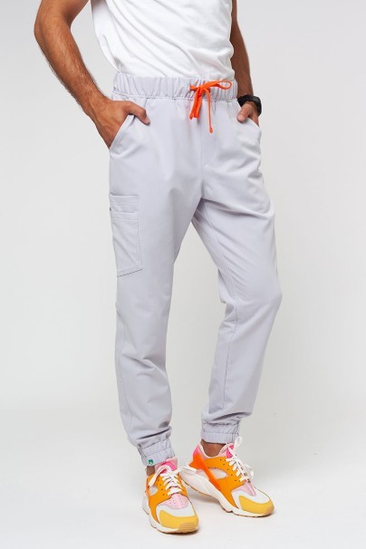 Komplet medyczny męski Sunrise Uniforms Premium Men (bluza Dose, spodnie Select jogger) popielaty-6