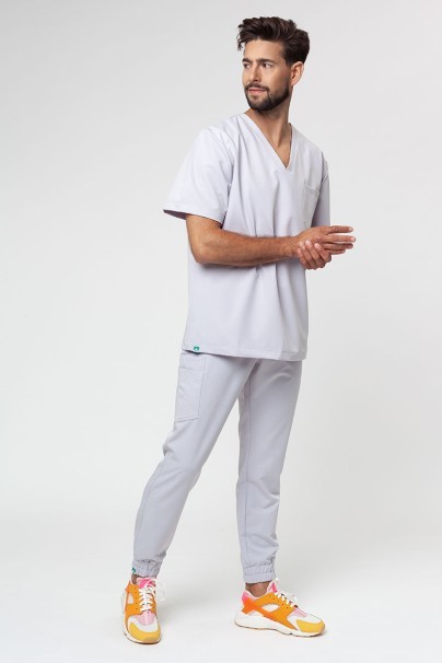 Komplet medyczny męski Sunrise Uniforms Premium Men (bluza Dose, spodnie Select jogger) popielaty-2
