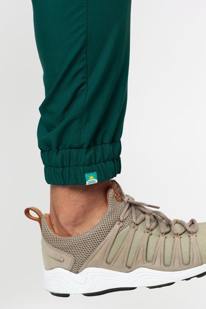 Spodnie medyczne męskie Sunrise Uniforms Premium Select jogger butelkowa zieleń-5