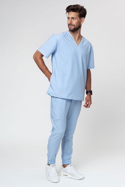 Spodnie medyczne męskie Sunrise Uniforms Premium Select jogger błękitne-6