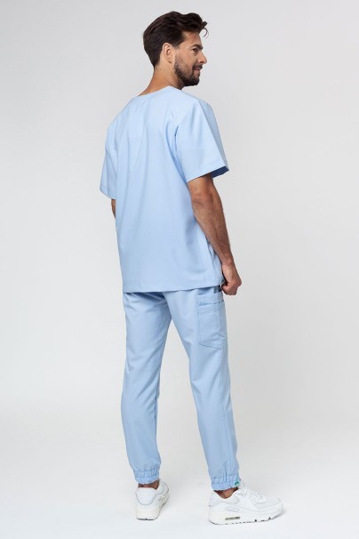 Spodnie medyczne męskie Sunrise Uniforms Premium Select jogger błękitne-7