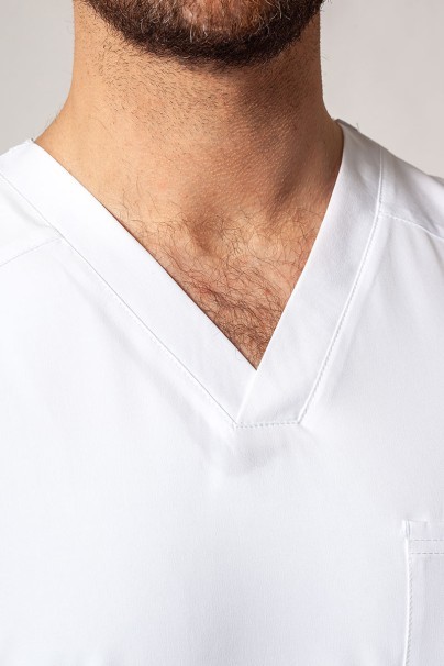 Komplet medyczny męski Adar Cargo biały (z bluzą Modern)-4
