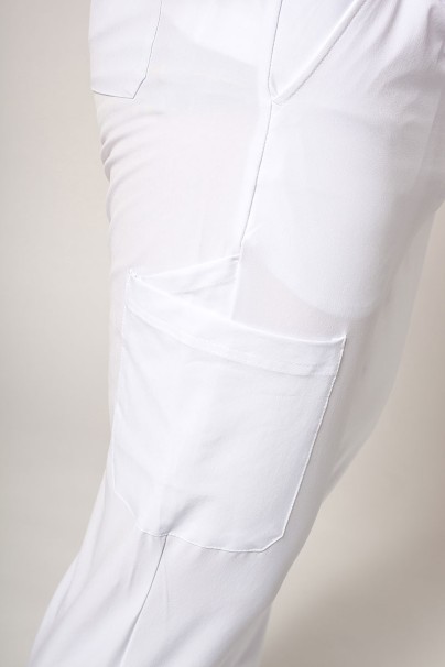Komplet medyczny męski Adar Cargo biały (z bluzą Modern)-12