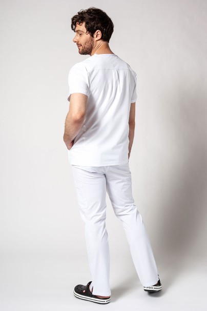 Komplet medyczny męski Adar Cargo biały (z bluzą Modern)-2