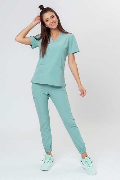 Bluza medyczna damska Sunrise Uniforms Premium Joy aqua-2