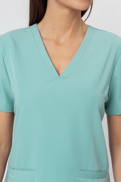 Bluza medyczna damska Sunrise Uniforms Premium Joy aqua-2