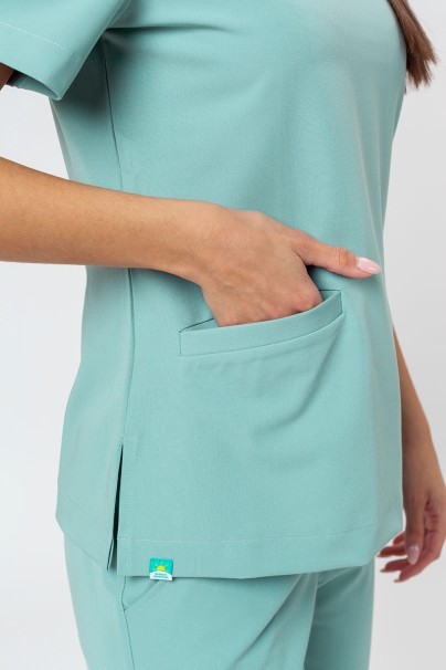 Bluza medyczna damska Sunrise Uniforms Premium Joy aqua-4