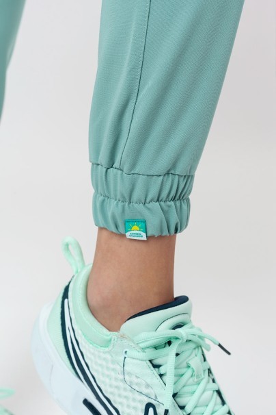 Spodnie medyczne damskie Sunrise Uniforms Premium Chill jogger aqua-5