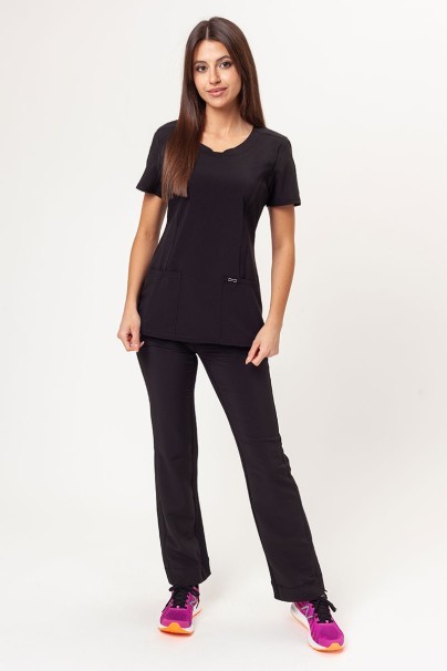 Spodnie medyczne damskie Cherokee Infinity Slim Pull-on czarne-4