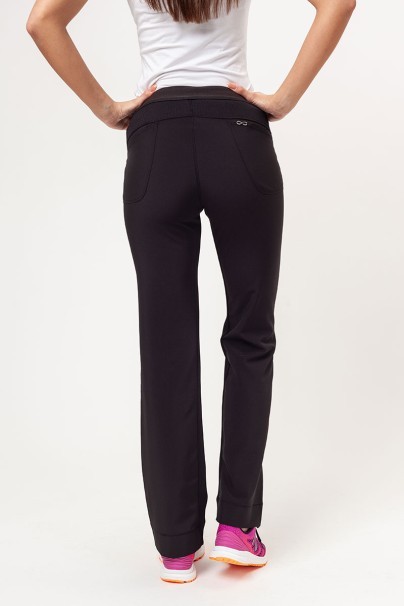 Spodnie medyczne damskie Cherokee Infinity Slim Pull-on czarne-2