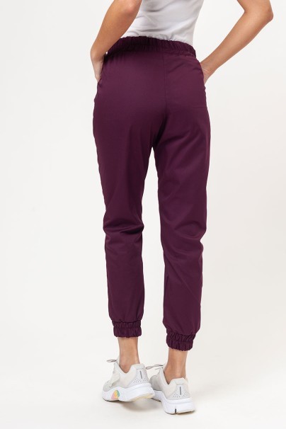 Komplet medyczny damski Sunrise Basic Jogger FRESH Women burgundowy-8