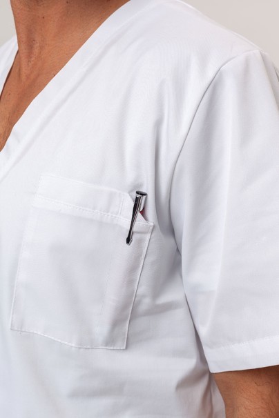 Bluza medyczna męska Sunrise Uniforms Basic Standard FRESH biała-4