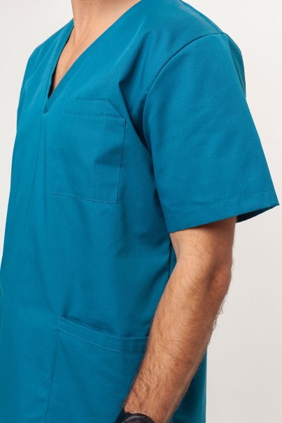 Bluza medyczna męska Sunrise Uniforms Basic Standard FRESH karaibski błękit-2