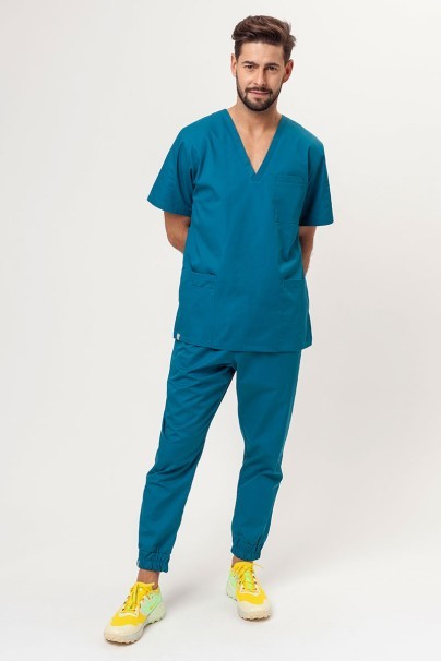 Spodnie medyczne męskie Sunrise Easy FRESH jogger karaibski błękit-5