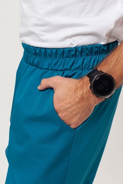 Spodnie medyczne męskie Sunrise Easy FRESH jogger karaibski błękit-3