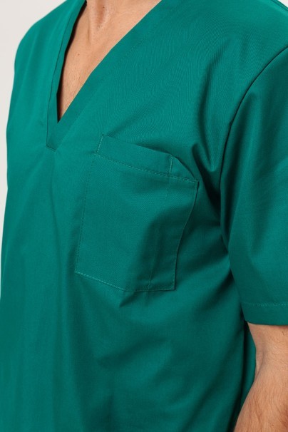 Bluza medyczna męska Sunrise Uniforms Basic Standard FRESH zielona-3