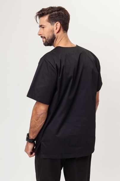 Bluza medyczna męska Sunrise Uniforms Basic Standard FRESH czarna-2