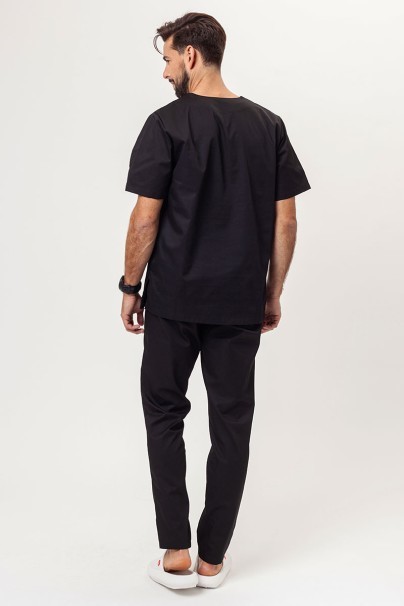Bluza medyczna męska Sunrise Uniforms Basic Standard FRESH czarna-8