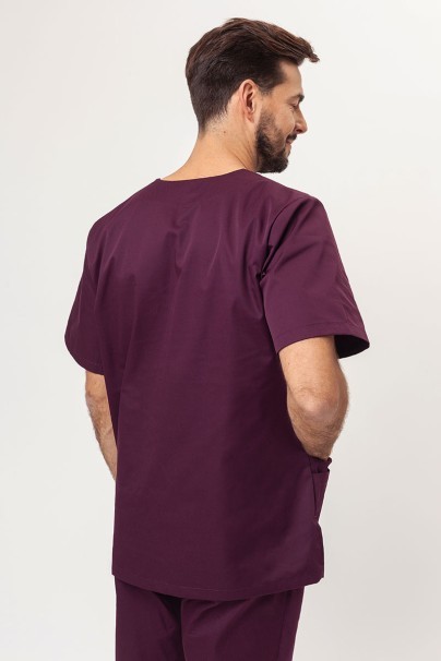 Komplet medyczny męski Sunrise Basic Jogger FRESH Men burgundowy-3