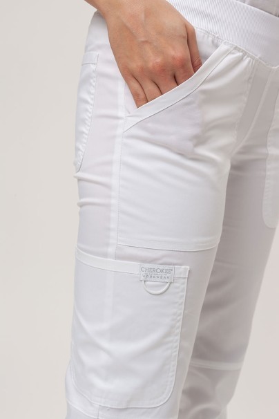 Komplet medyczny damski Cherokee Revolution (bluza Mock, spodnie Straight) biały-8