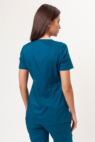 Bluza medyczna damska Cherokee Revolution Mock karaibski błękit-2