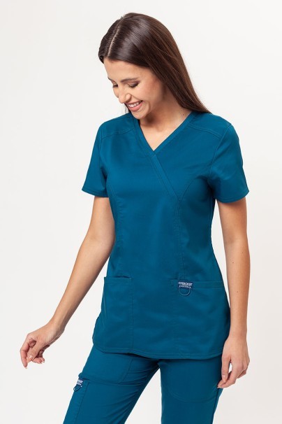 Komplet medyczny damski Cherokee Revolution (bluza Mock, spodnie Straight) karaibski błękit-2