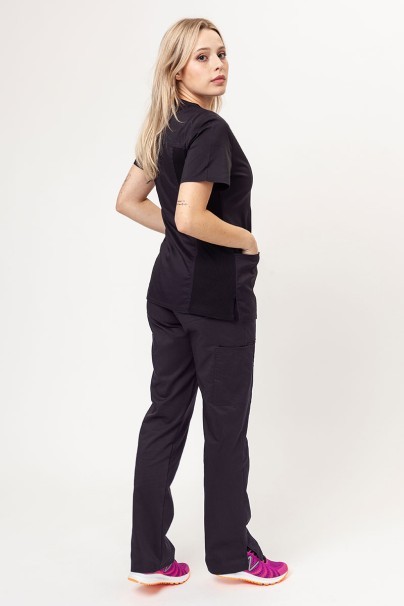 Komplet medyczny damski Cherokee Revolution Tech (bluza V-neck, spodnie Mid Rise) czarny-2