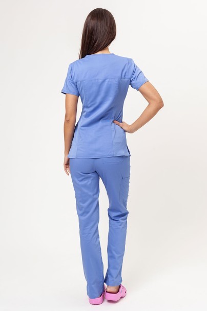 Bluza medyczna damska Cherokee Revolution Tech V-neck klasyczny błękit-7