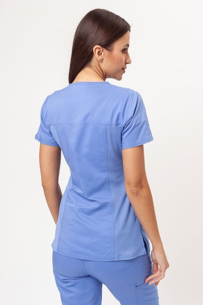 Bluza medyczna damska Cherokee Revolution Tech V-neck klasyczny błękit-2