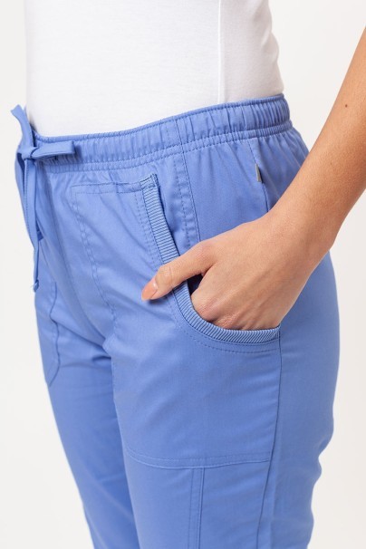 Komplet medyczny damski Cherokee Revolution Tech (bluza V-neck, spodnie Mid Rise) klasyczny błękit-11