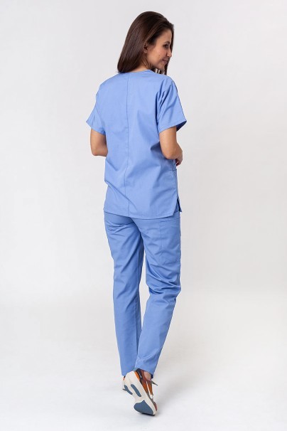 Komplet medyczny damski Cherokee Originals (bluza V-neck, spodnie N.Rise) klasyczny błękit-2
