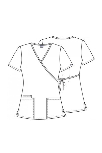 Komplet medyczny damski Cherokee Originals (bluza Mock, spodnie N.Rise) ciemny granat-11