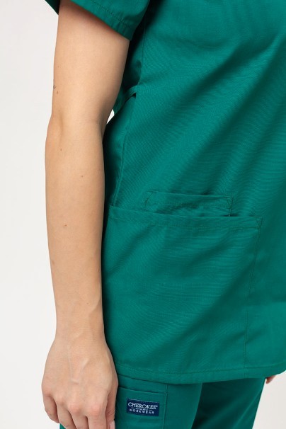 Bluza medyczna damska Cherokee Originals Mock Tunic zielona-4
