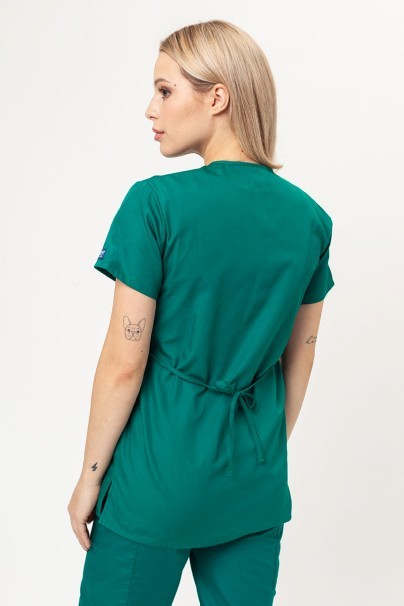 Komplet medyczny damski Cherokee Originals (bluza Mock, spodnie N.Rise) zielony-3