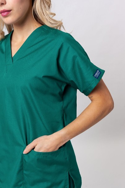 Komplet medyczny damski Cherokee Originals (bluza V-neck, spodnie N.Rise) zielony-4